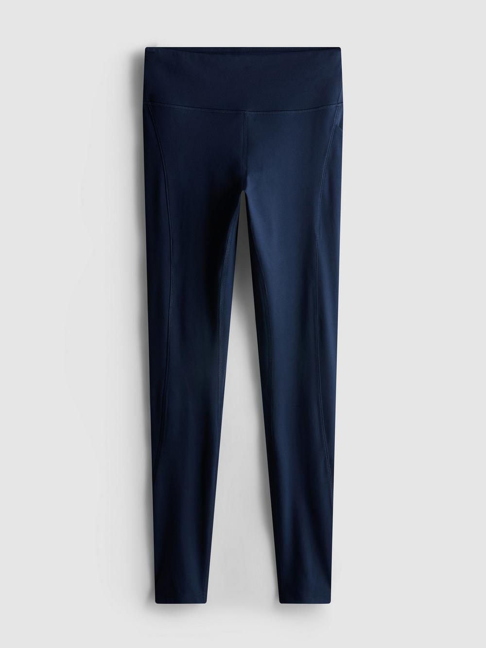 High-Waisted Smooth Support Active Leggings - Navy