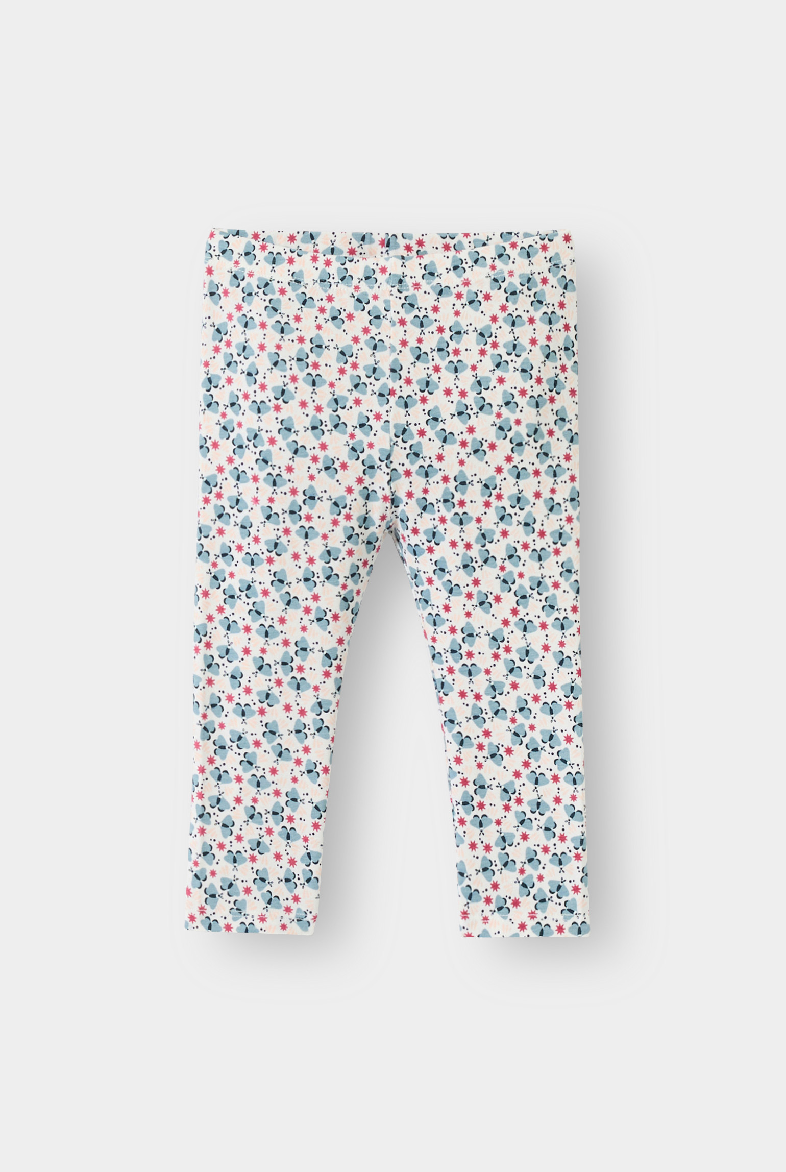 Legging papillon bleu bébé fille - Imprimé bleu