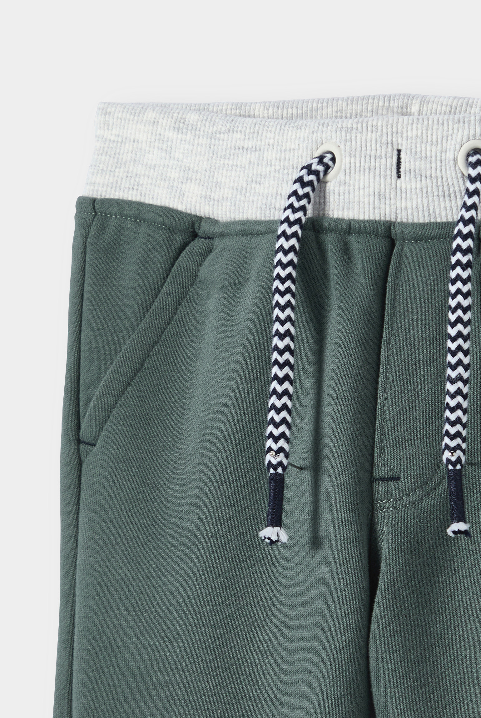 Pantalon jogging bleu bébé garçon - Vert Cyprès