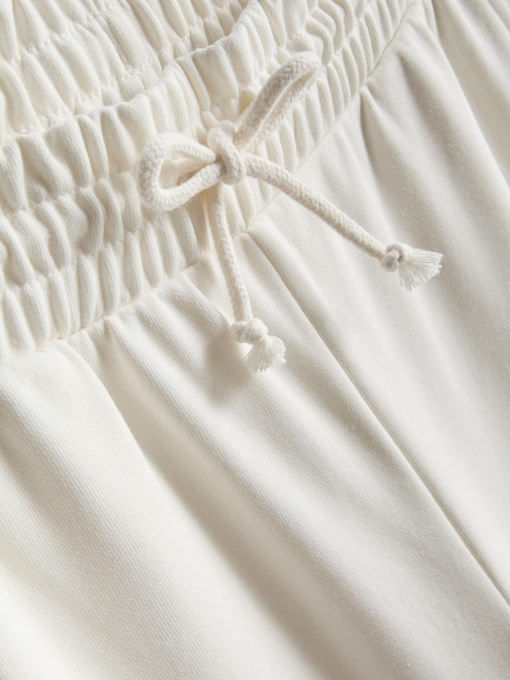 Cotton Rich Wide Leg Sweatpants - Ivory