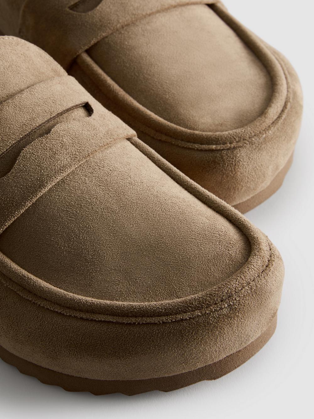 Loafer Clog Sandals - Sand