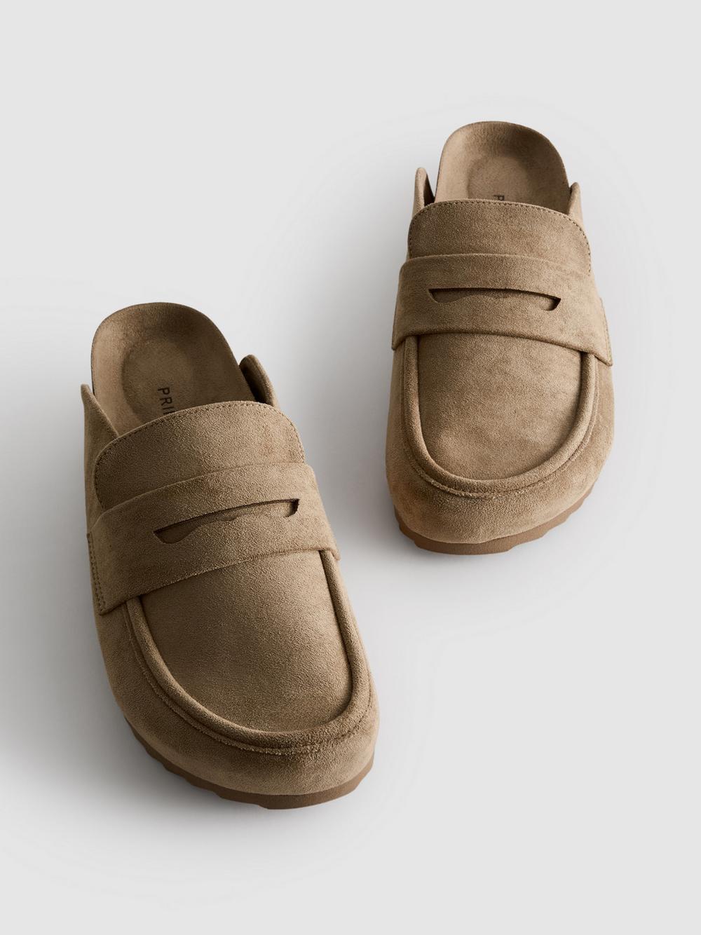 Loafer Clog Sandals - Sand