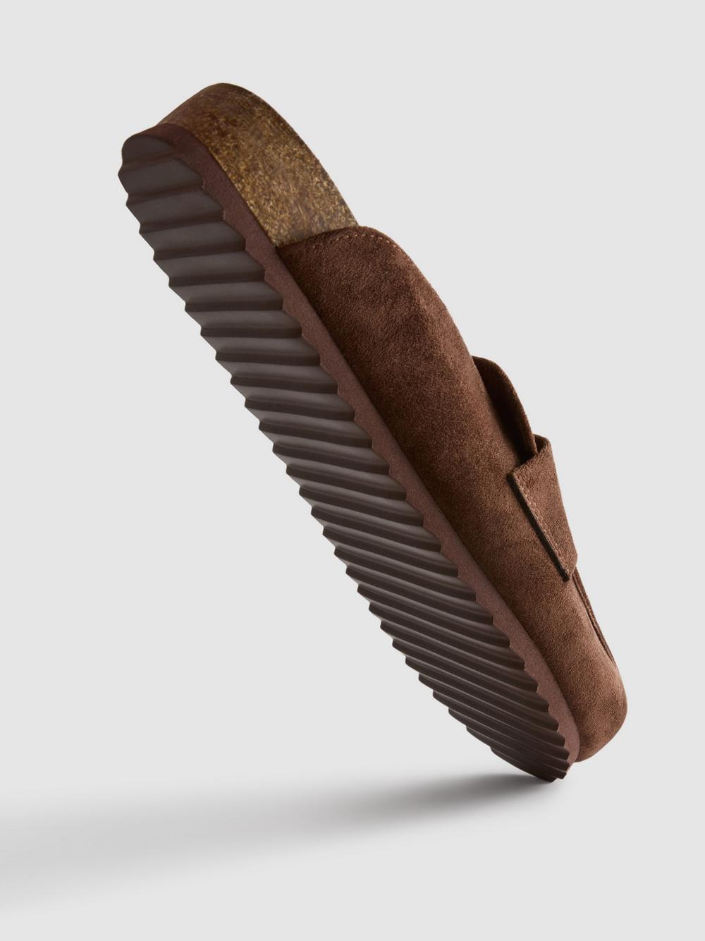 Loafer Clog Sandals - Chocolate
