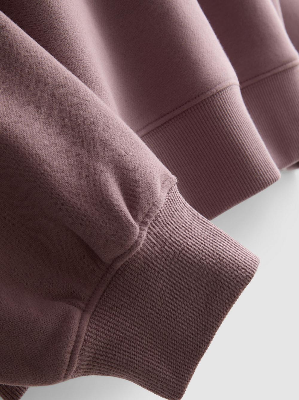 Cotton-Rich Raglan Sweatshirt - Pink