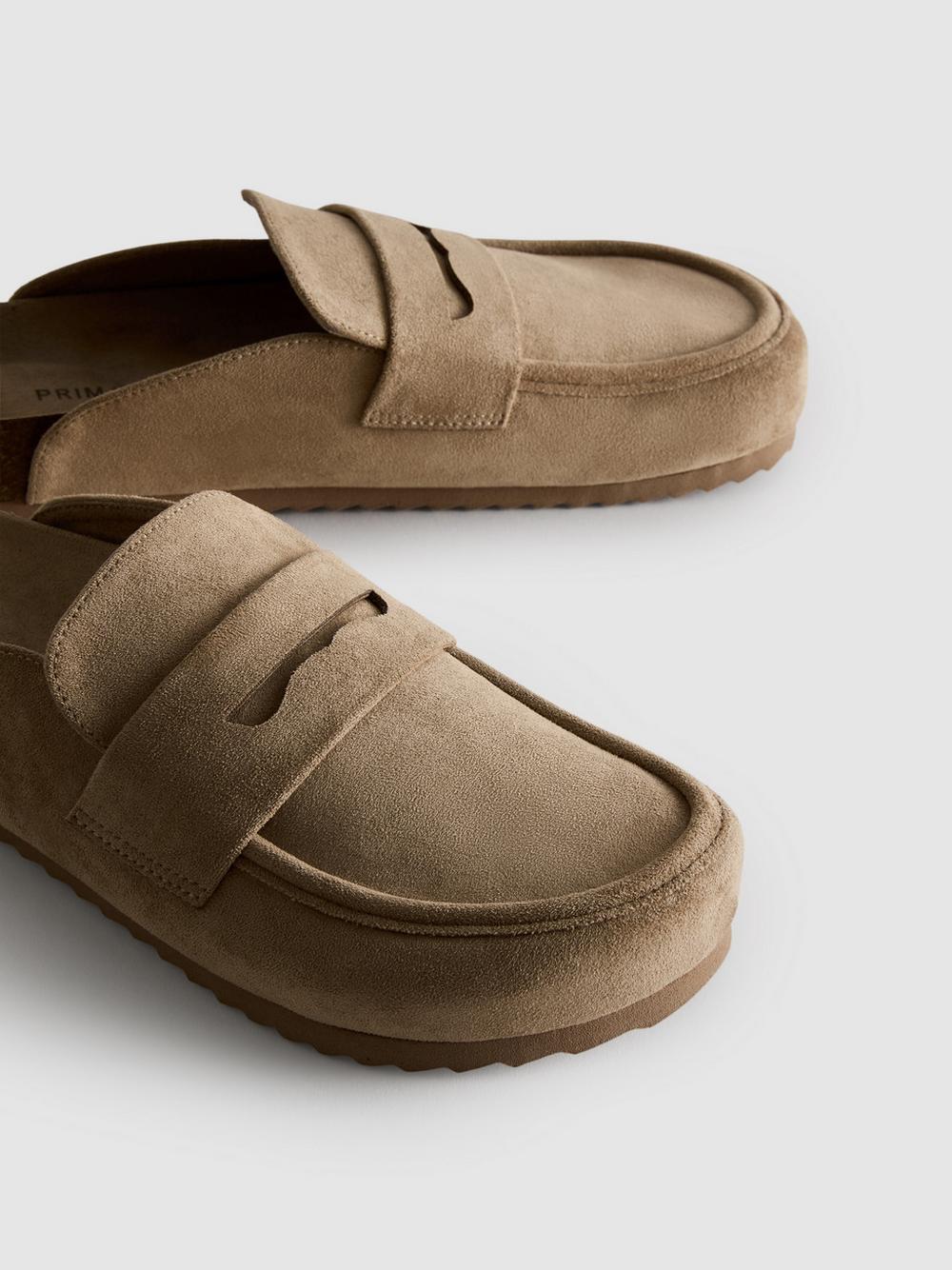 Loafer Clog Sandals - Sand