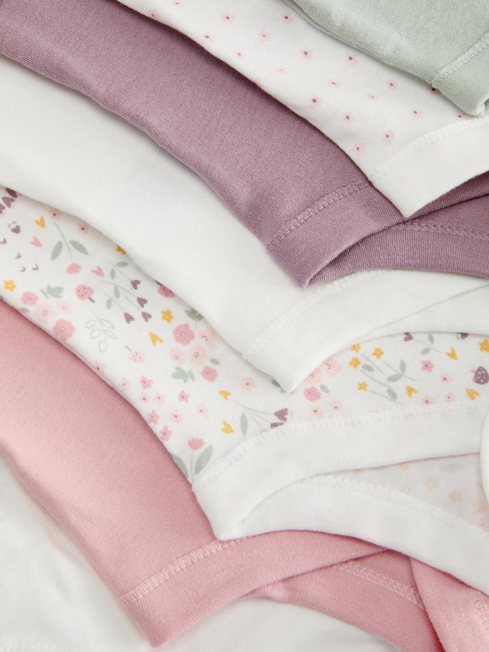 0-36mths | 7pk Long Sleeve Bodysuits - Purple