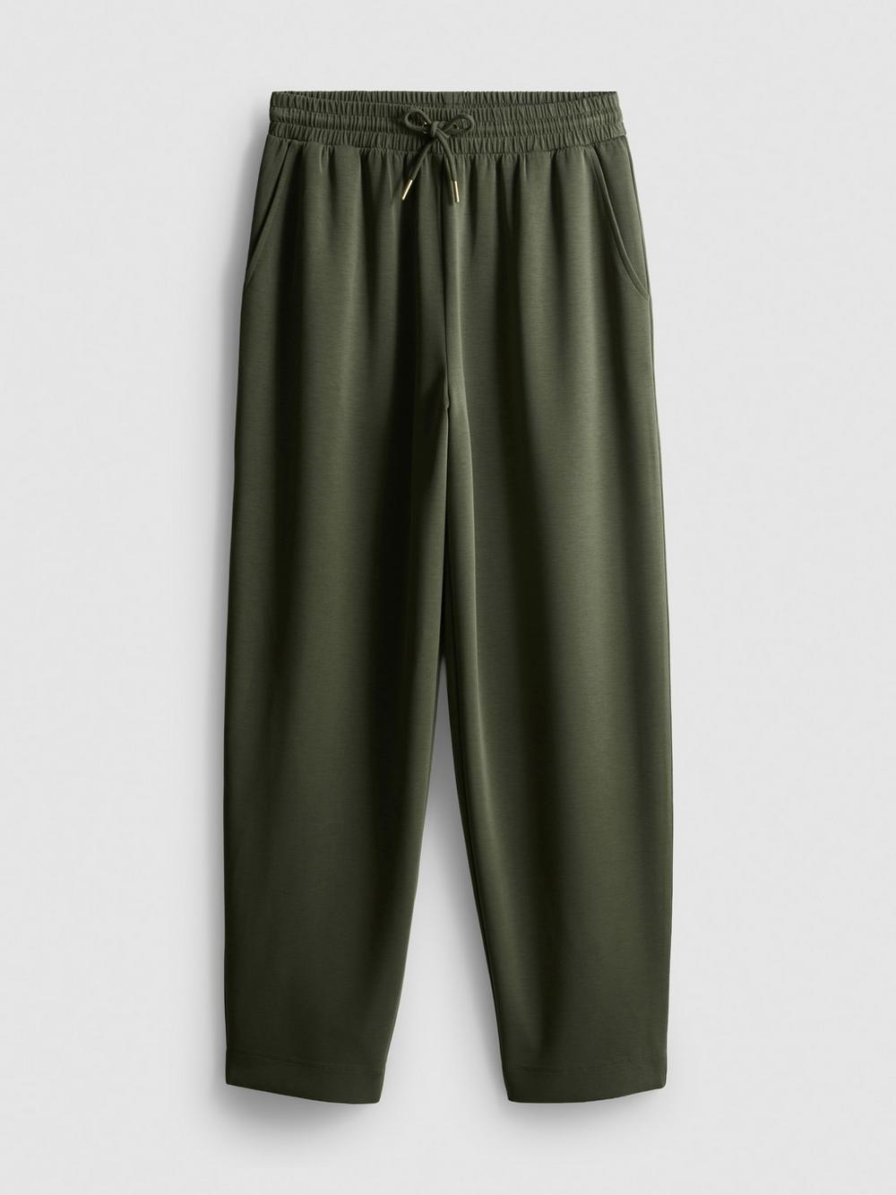 Modal Blend Tapered Joggers - Olive