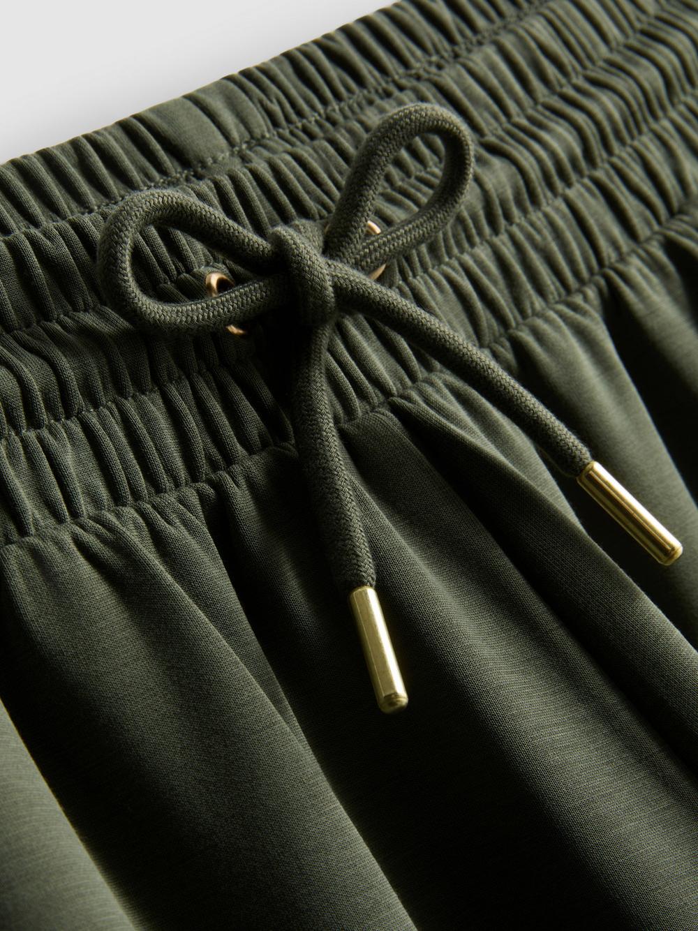 Modal Blend Tapered Joggers - Olive