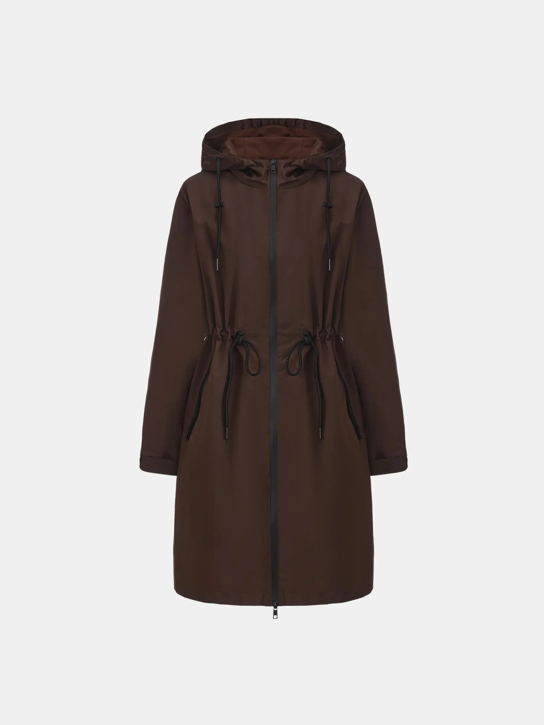 Classic Full Length Brushed Lined Raincoat