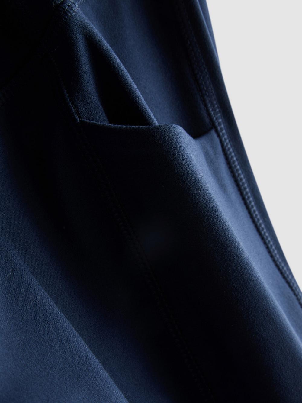 High-Waisted Smooth Support Active Leggings - Navy