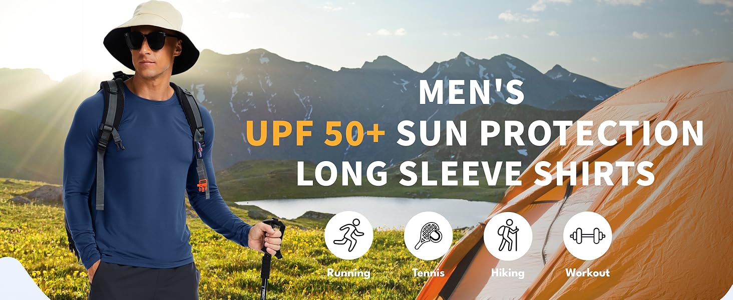 MEN'S UPF 50+ SUN PROTECTION SHIRTS