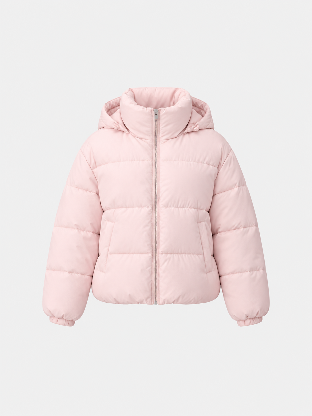 Classic Short Detachable Hooded Puffer Jacket