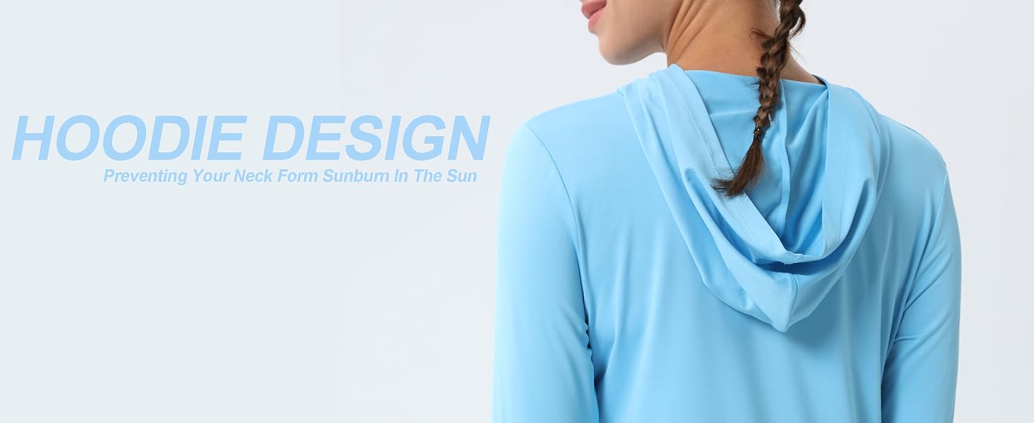 womens sun protection hoodies