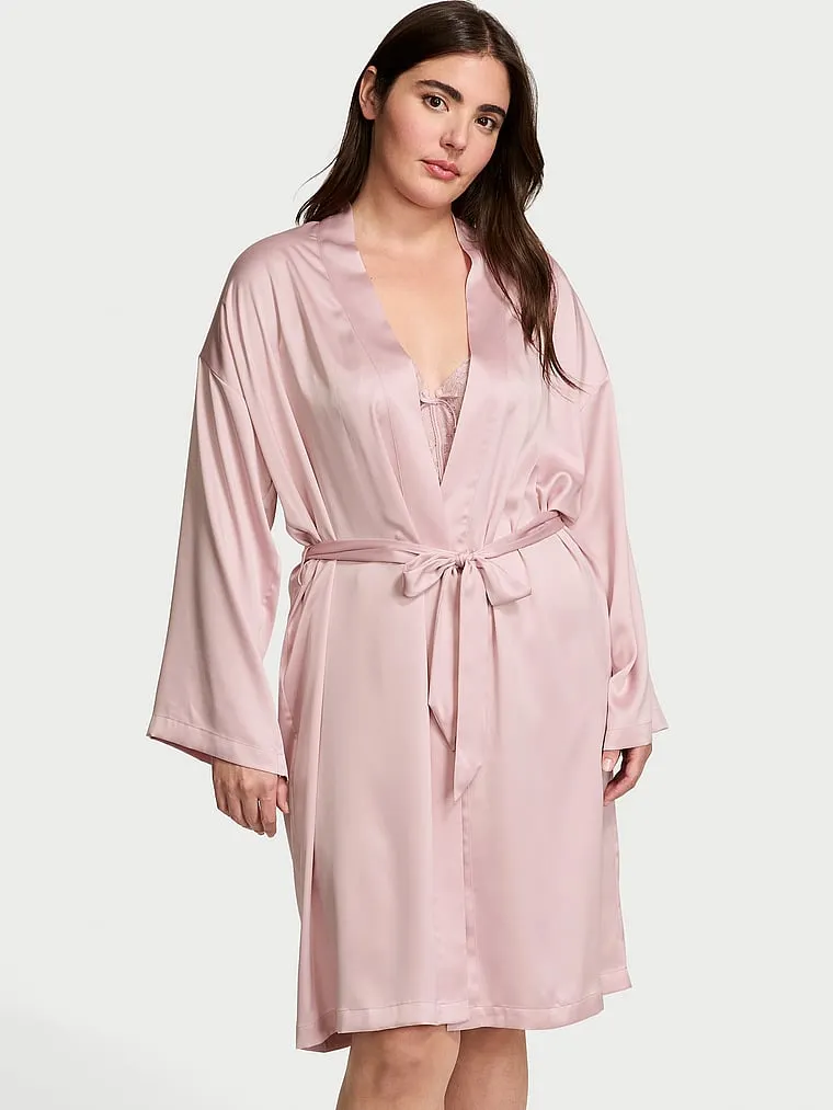 Satin Midi Robe