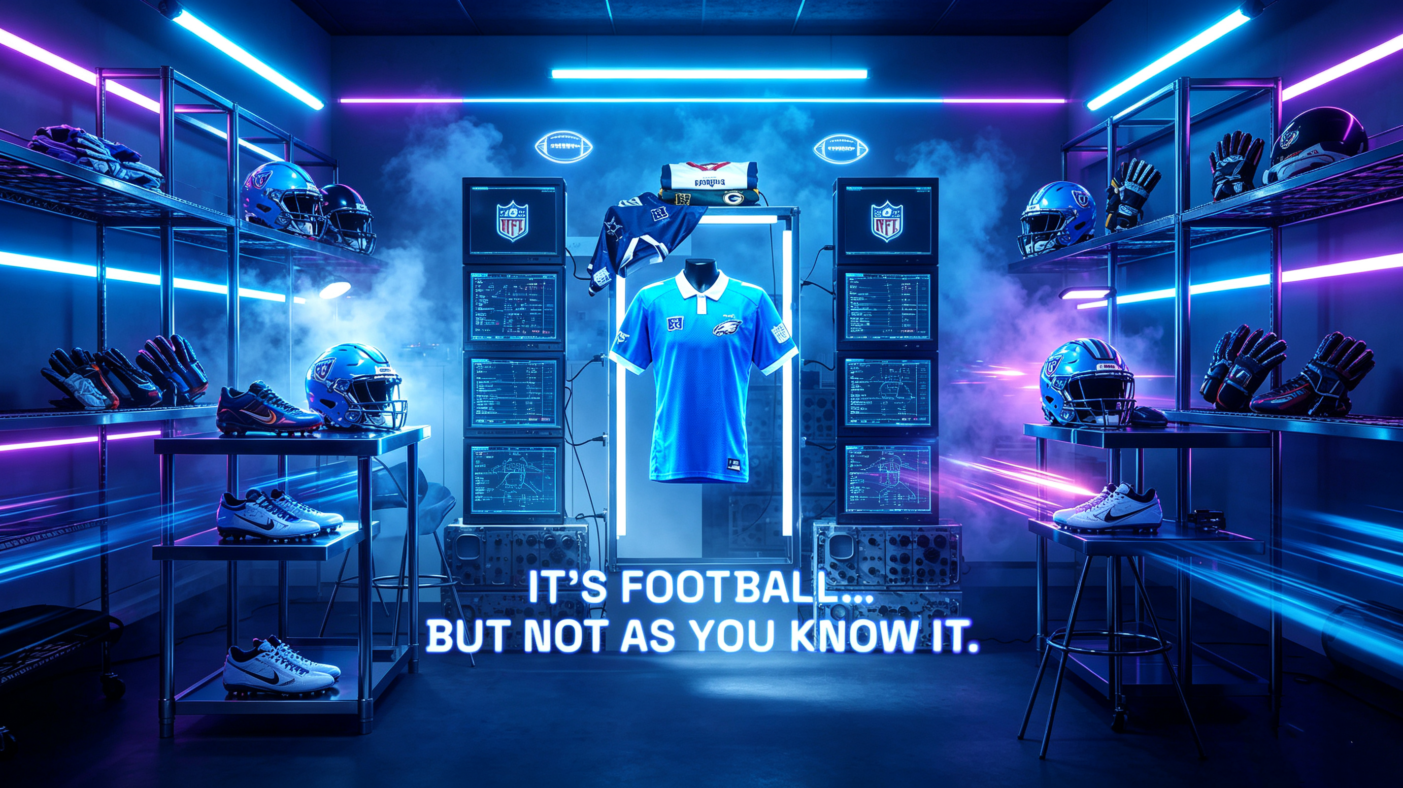 IT'S FOOTBALL... BUT NOT AS YOU KNOW IT.
