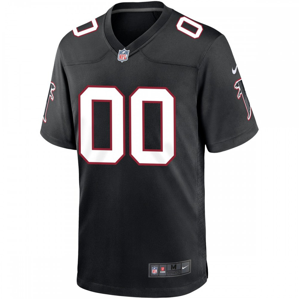 Atlanta Falcons Nike Throwback Custom Game Jersey - Black-FF04   NFL 