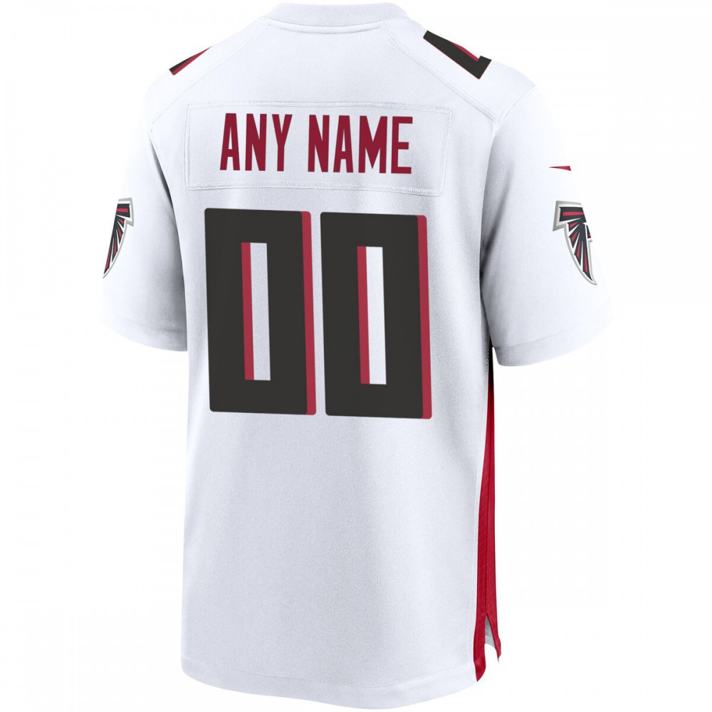Atlanta Falcons Nike Custom Game Jersey - White-FF04   NFL 