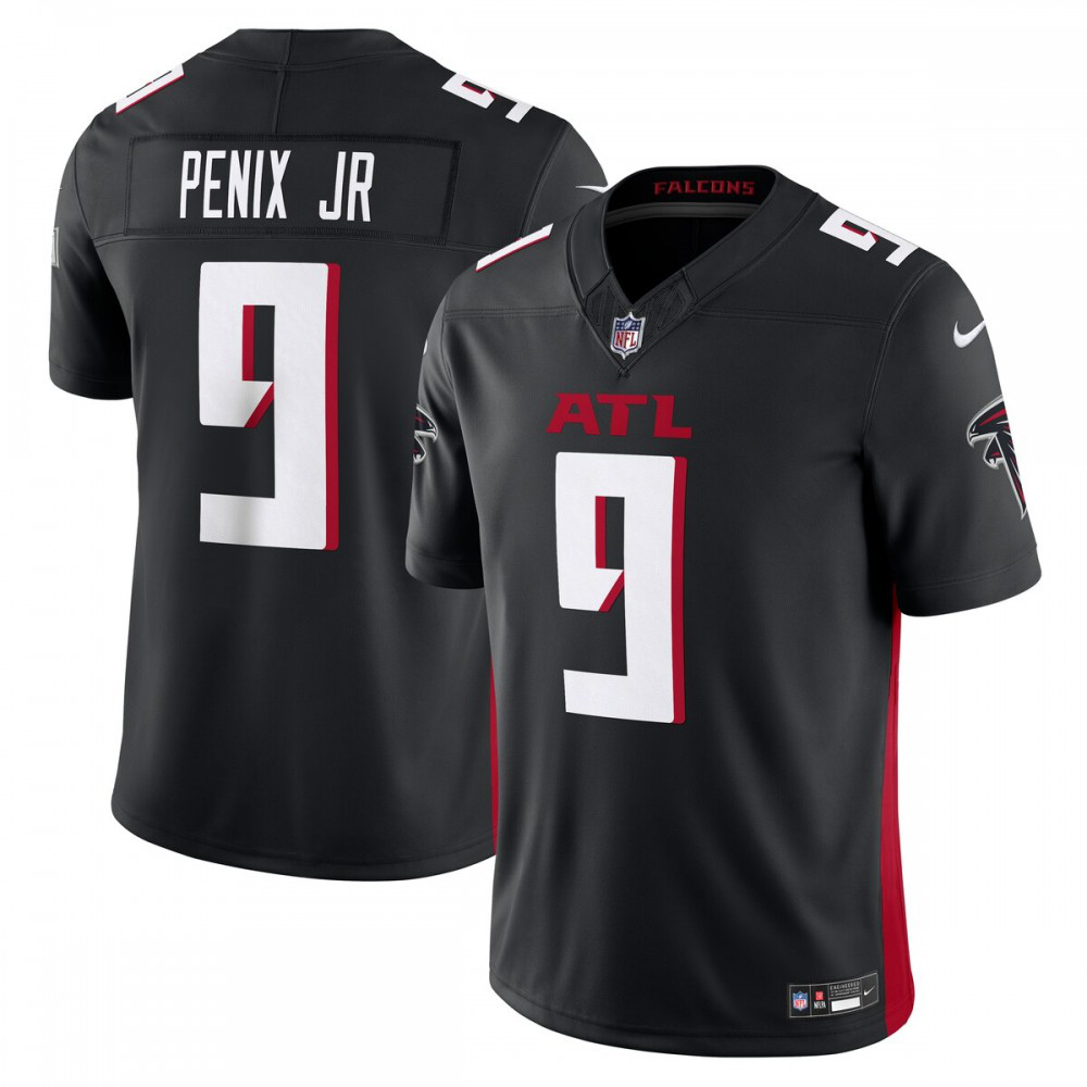 Michael Penix Jr. Atlanta Falcons Nike Vapor F.U.S.E. Limited Jersey - Black-FF04   NFL 