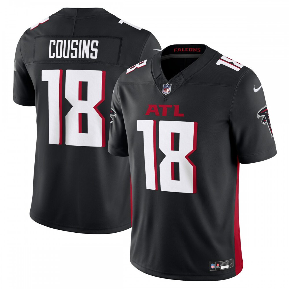 Kirk Cousins Atlanta Falcons Nike Vapor F.U.S.E. Limited Jersey - Black-FF04   NFL 