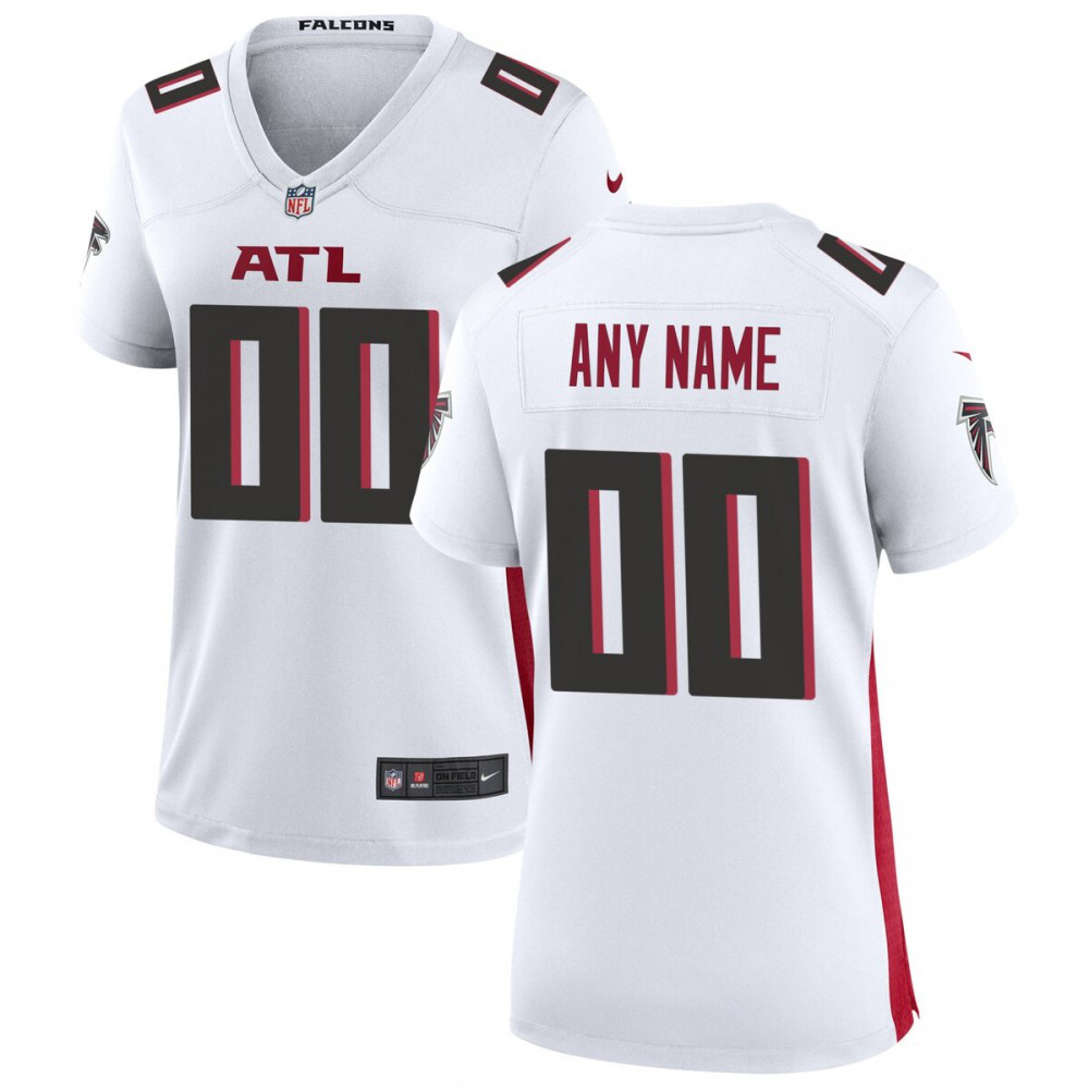 Nike Atlanta Falcons Women's Custom Game Jersey - White-FF04   NFL 
