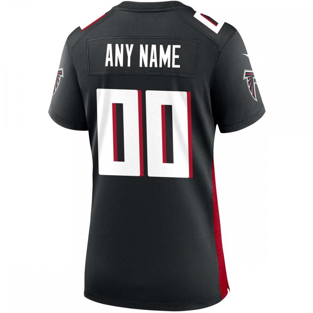 Nike Atlanta Falcons Women's Custom Game Jersey - Black-FF04   NFL 