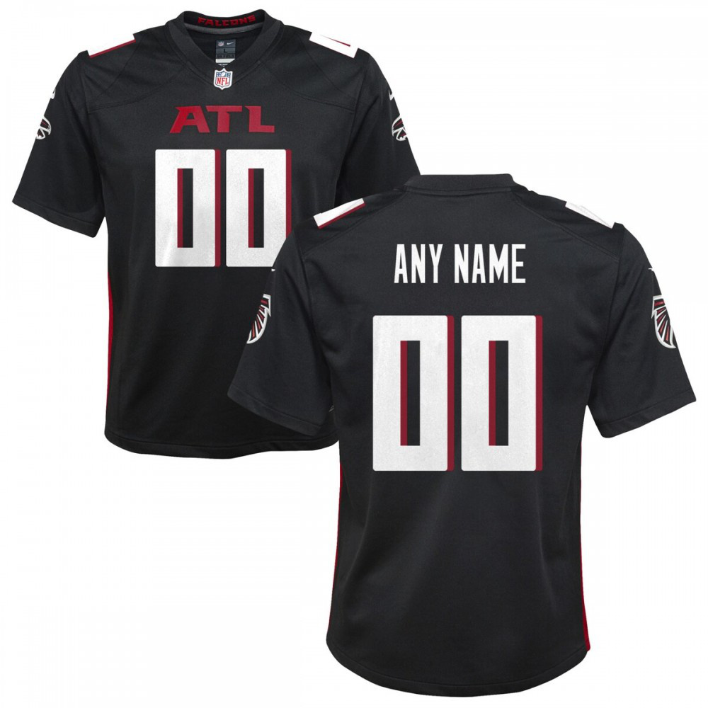 Atlanta Falcons Nike Youth Custom Game Jersey - Black-FF04   NFL 