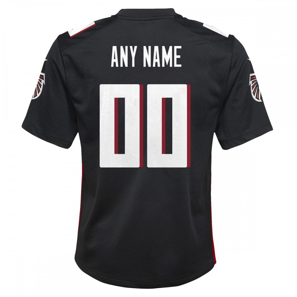 Atlanta Falcons Nike Youth Custom Game Jersey - Black-FF04   NFL 