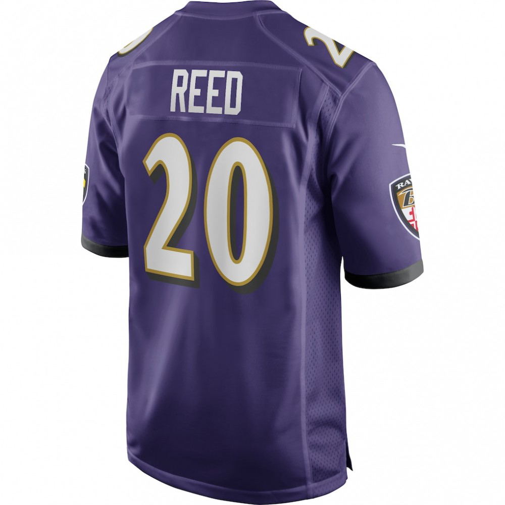 Ed Reed Baltimore Ravens Nike Game Retired Player Jersey - Purple-FF04   NFL 