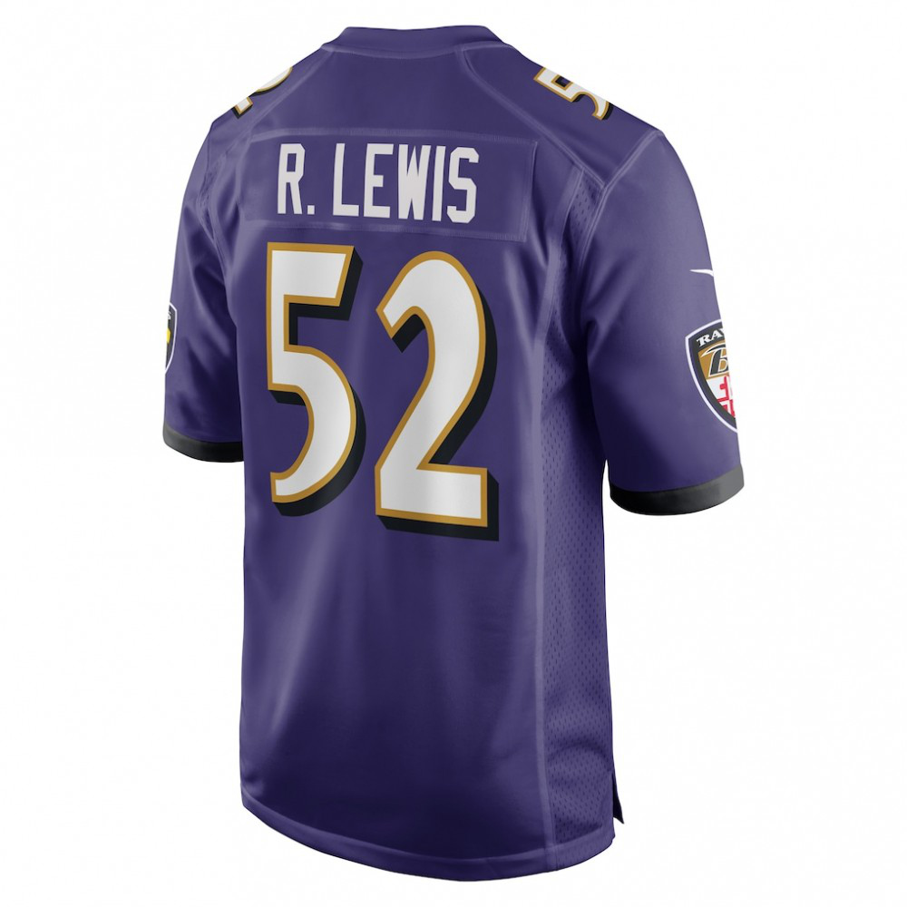 Ray Lewis Baltimore Ravens Nike Retired Player Jersey - Purple-FF04   NFL 