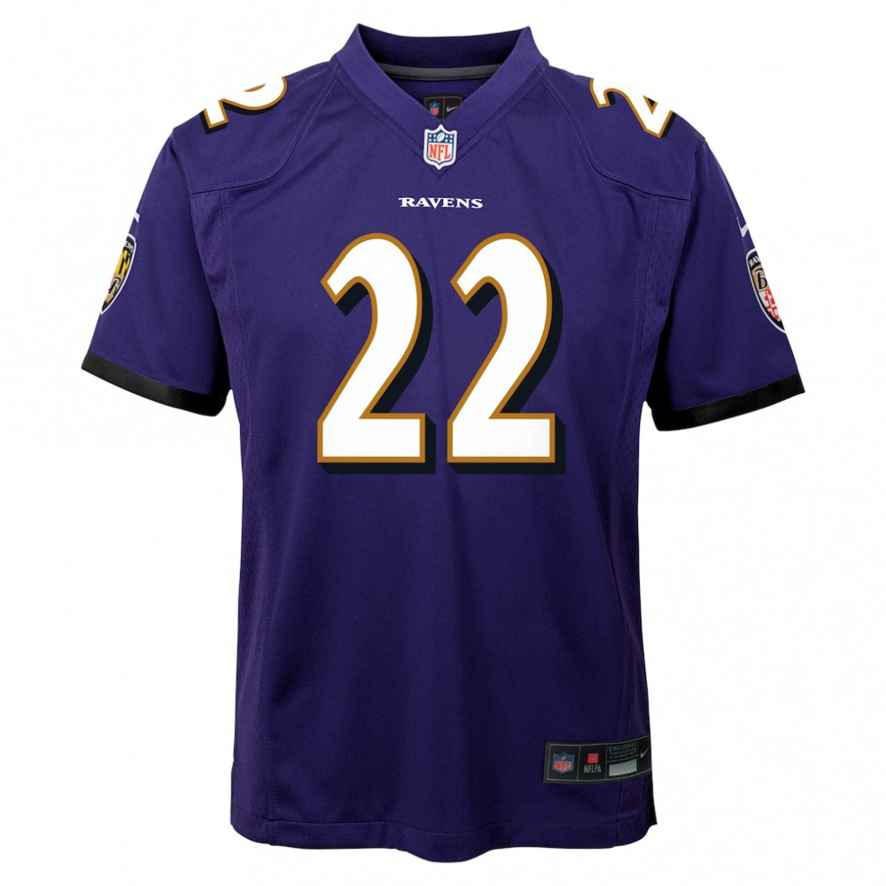 Derrick Henry Baltimore Ravens Nike Youth Game Jersey - Purple-FF04   NFL 