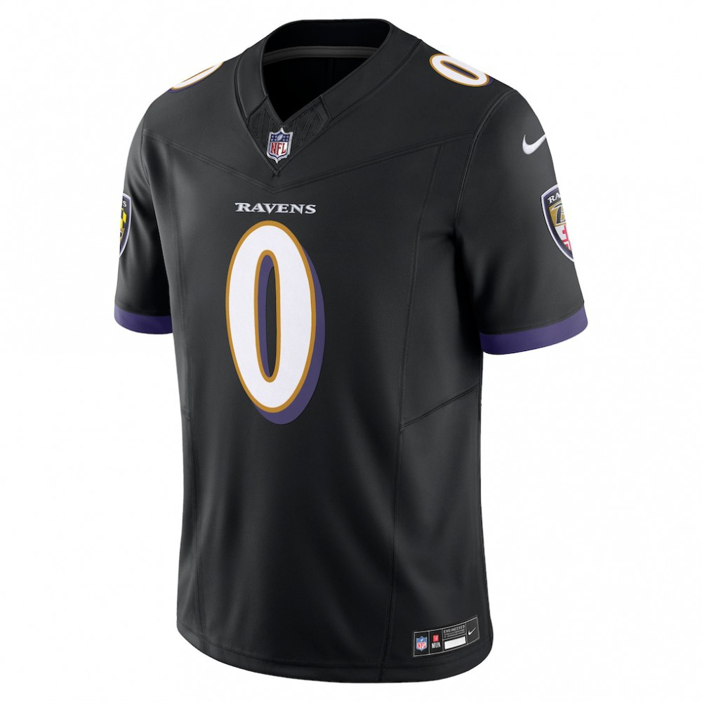 Roquan Smith Baltimore Ravens Nike Alternate Vapor F.U.S.E. Limited Jersey - Black-FF04   NFL 