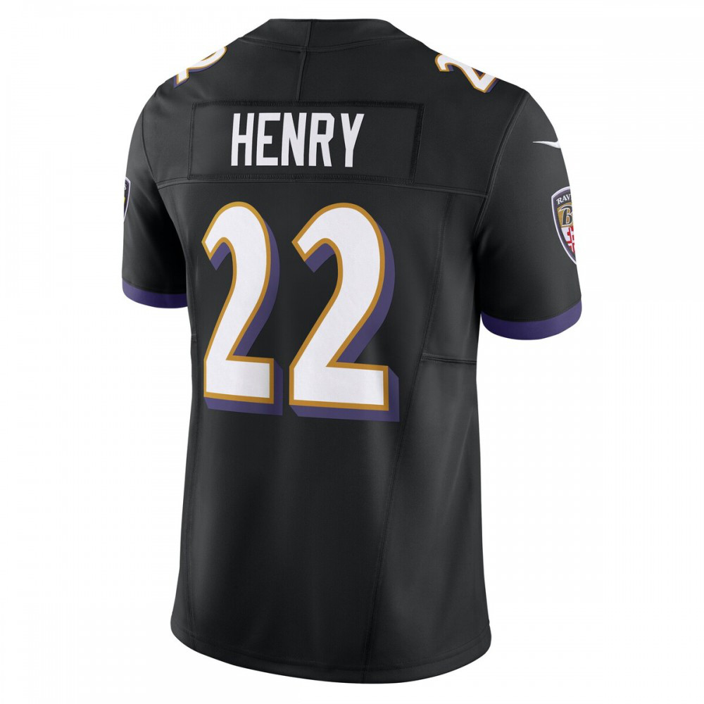 Derrick Henry Baltimore Ravens Nike Vapor F.U.S.E. Limited Jersey - Black-FF04   NFL 