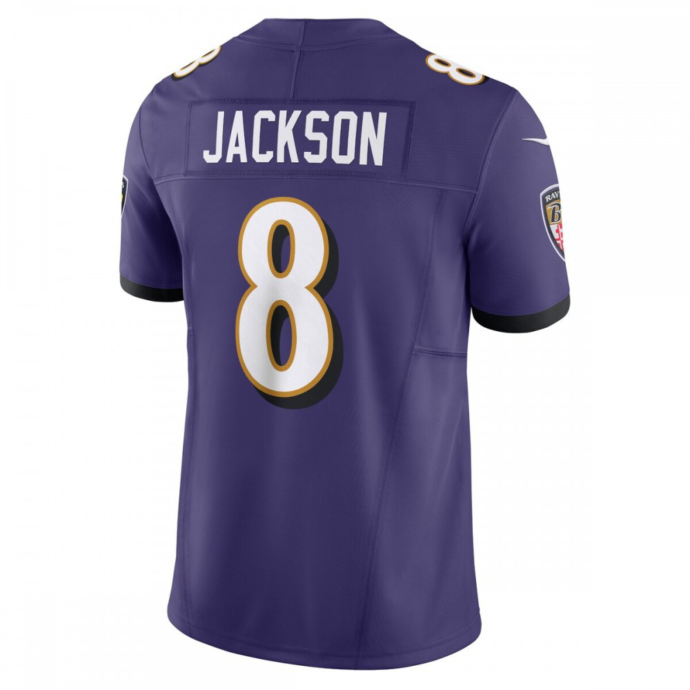 Lamar Jackson Baltimore Ravens Nike Vapor F.U.S.E. Limited Jersey - Purple-FF04   NFL 
