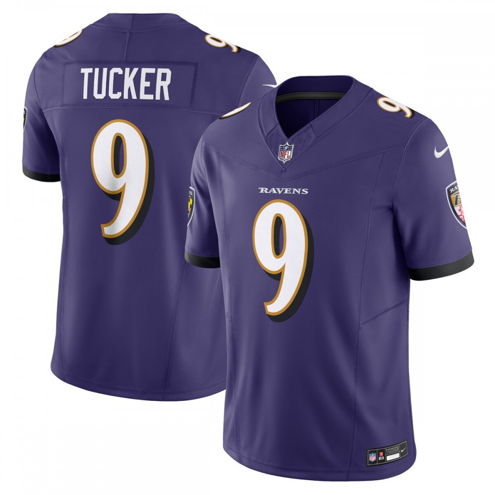 Justin Tucker Baltimore Ravens Nike Vapor F.U.S.E. Limited Jersey - Purple-FF04   NFL 