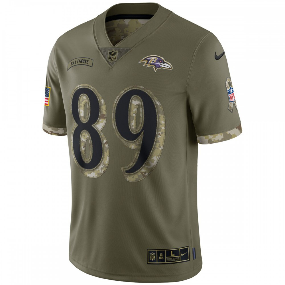 Mark Andrews Baltimore Ravens Nike 2022 Salute To Service Limited Jersey - Olive-FF04   NFL 