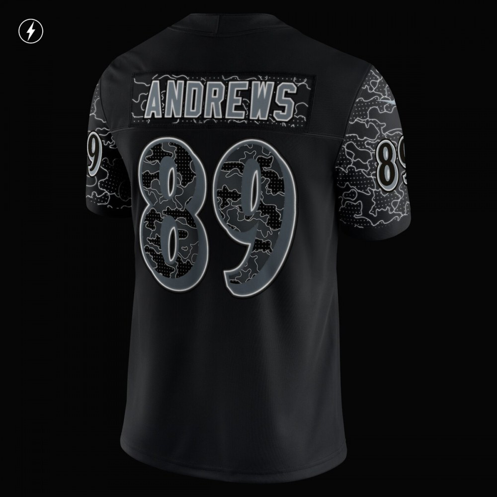 Mark Andrews Baltimore Ravens Nike RFLCTV Limited Jersey - Black-FF04   NFL 