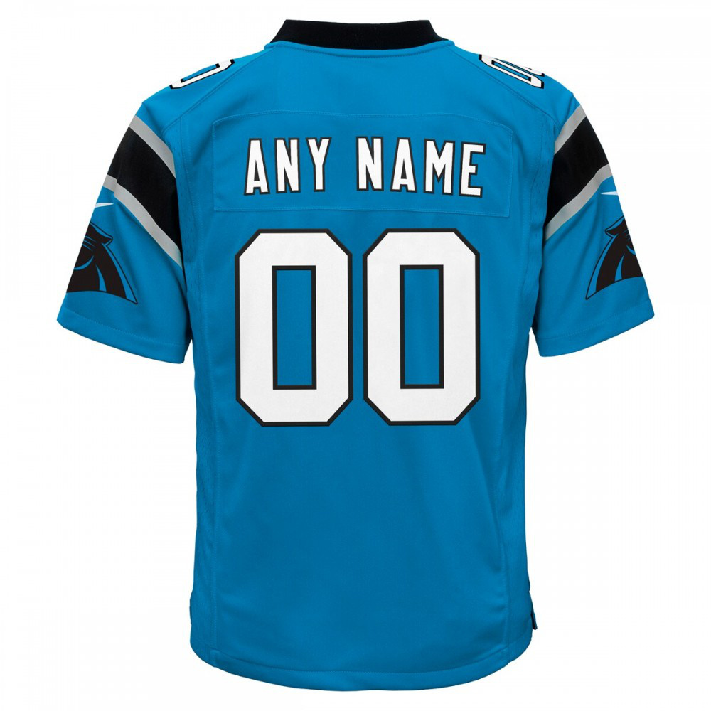 Carolina Panthers Nike Youth Alternate Custom Game Jersey - Blue-FF04   NFL 