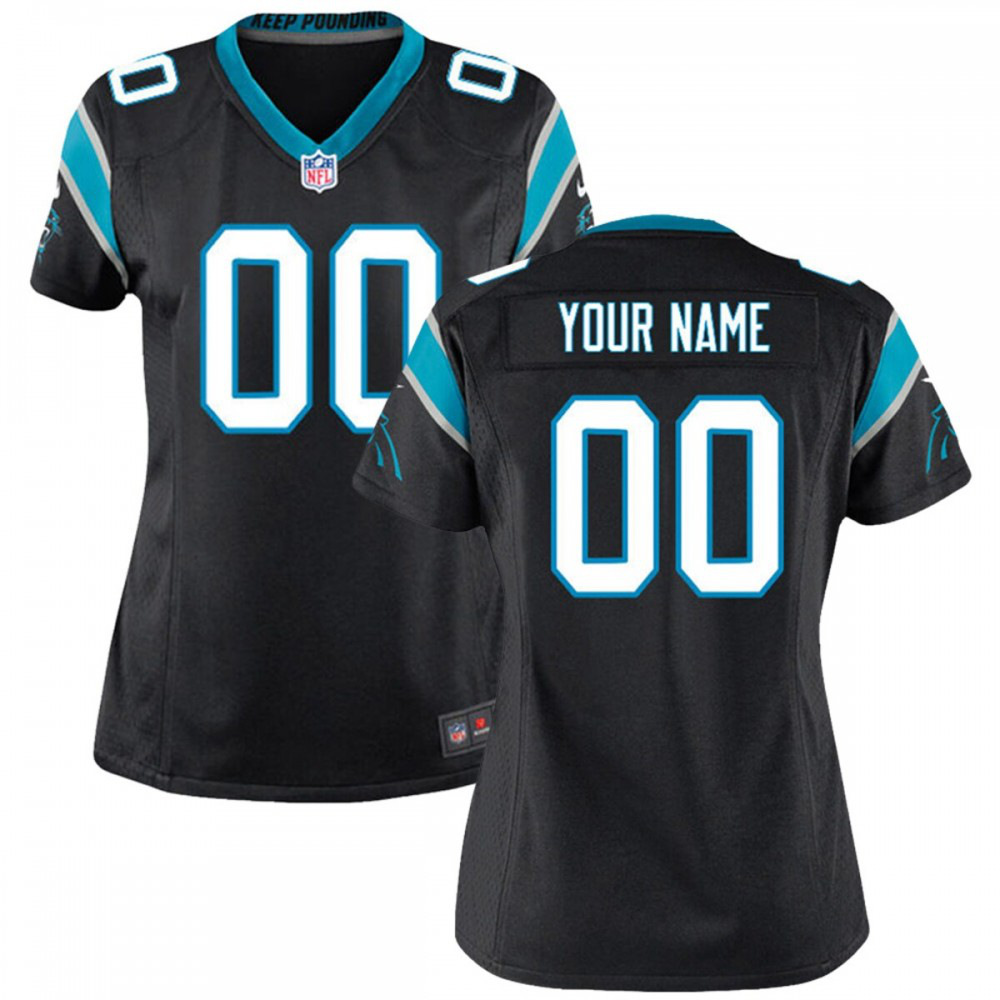 Carolina Panthers Nike Women's Customized Game Jersey - Black-FF04   NFL 