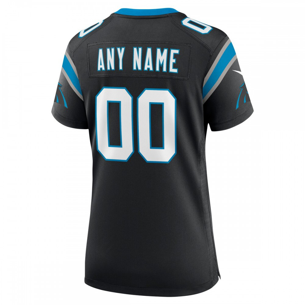 Carolina Panthers Nike Women's Custom Game Jersey - Black-FF04   NFL 