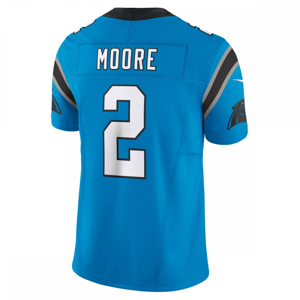 D.J. Moore Carolina Panthers Nike Alternate Vapor F.U.S.E. Limited Jersey - Blue-FF04   NFL 