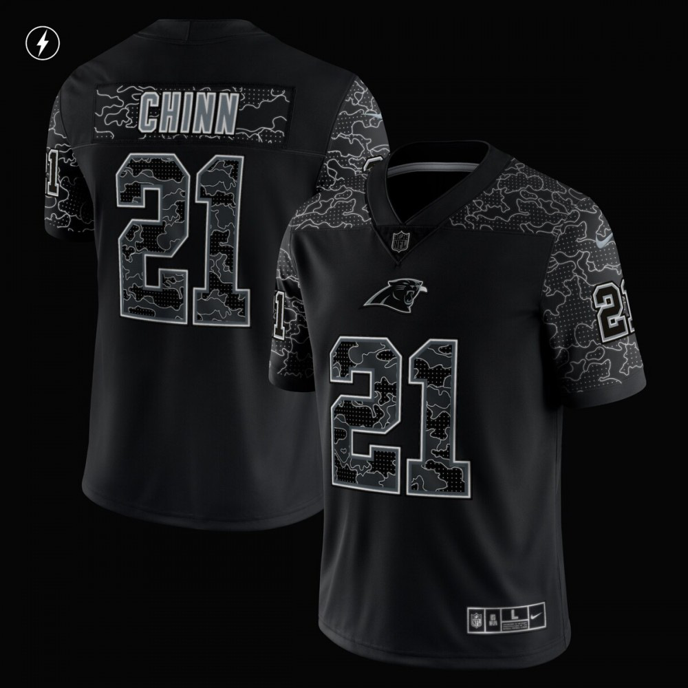 Jeremy Chinn Carolina Panthers Nike RFLCTV Limited Jersey - Black-FF04   NFL 