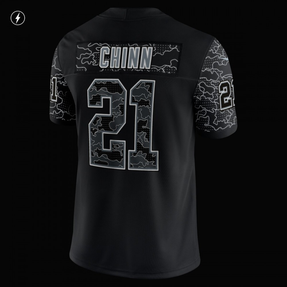 Jeremy Chinn Carolina Panthers Nike RFLCTV Limited Jersey - Black-FF04   NFL 