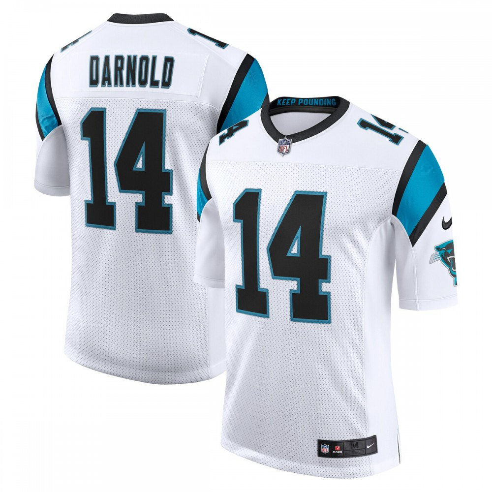 Sam Darnold Carolina Panthers Nike Vapor Limited Jersey - White-FF04   NFL 