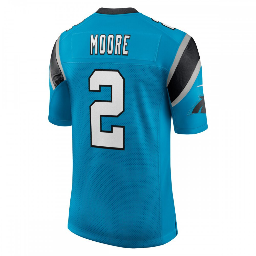 D.J. Moore Carolina Panthers Nike Vapor Limited Jersey - Blue-FF04   NFL 
