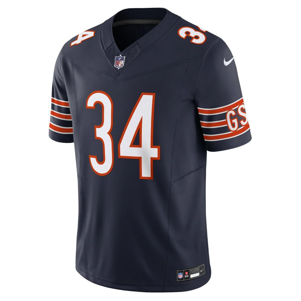 Walter Payton Chicago Bears Nike Vapor F.U.S.E. Limited Jersey - Navy-FF04   NFL 