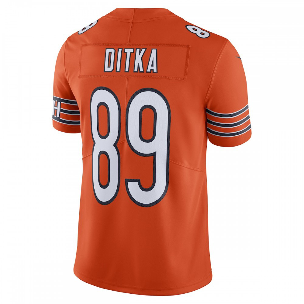 Mike Ditka Chicago Bears Nike Alternate Vapor Untouchable Limited Retired Player Jersey - Orange-FF04   NFL 