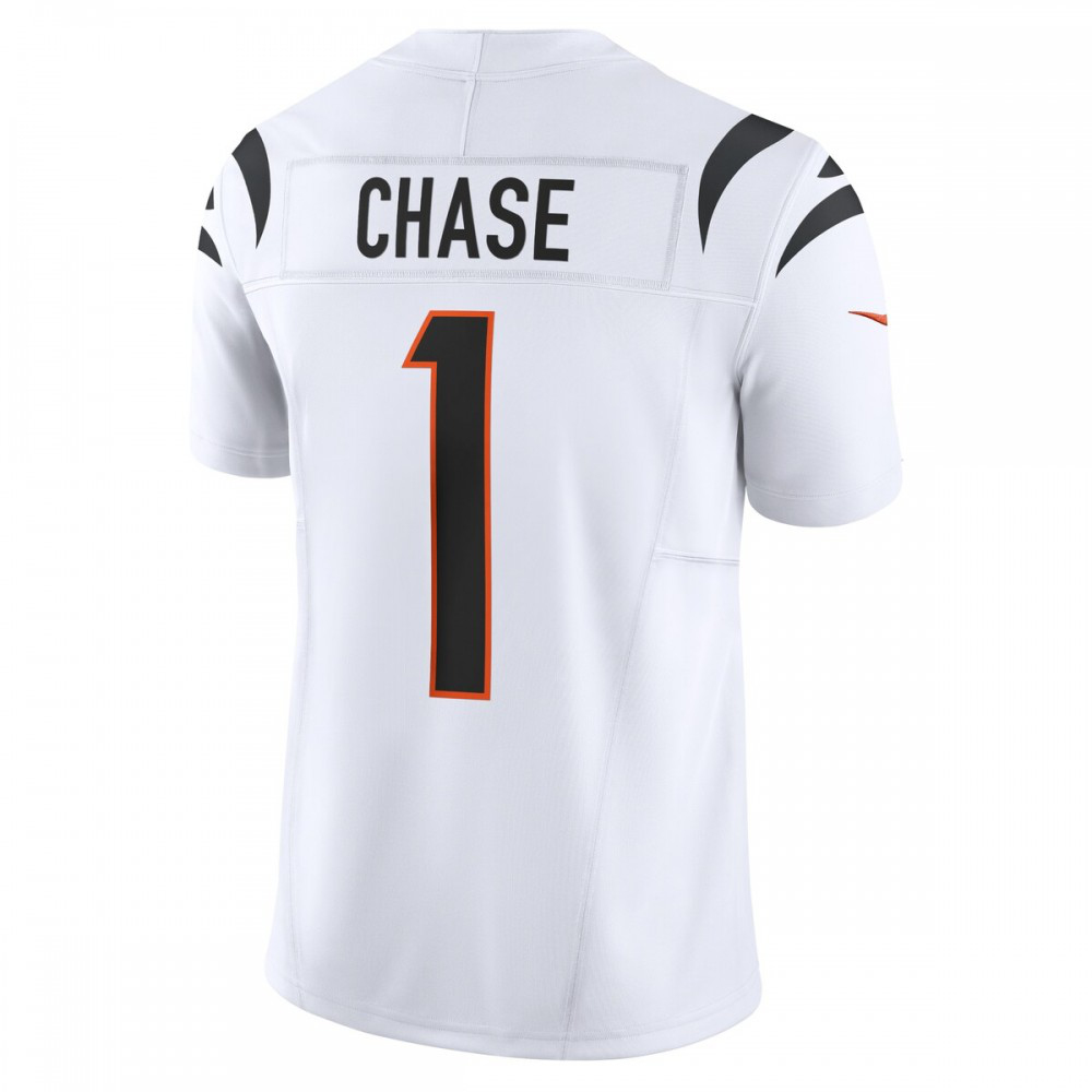 Ja'Marr Chase Cincinnati Bengals Nike Vapor F.U.S.E. Limited Jersey - White-FF04   NFL 