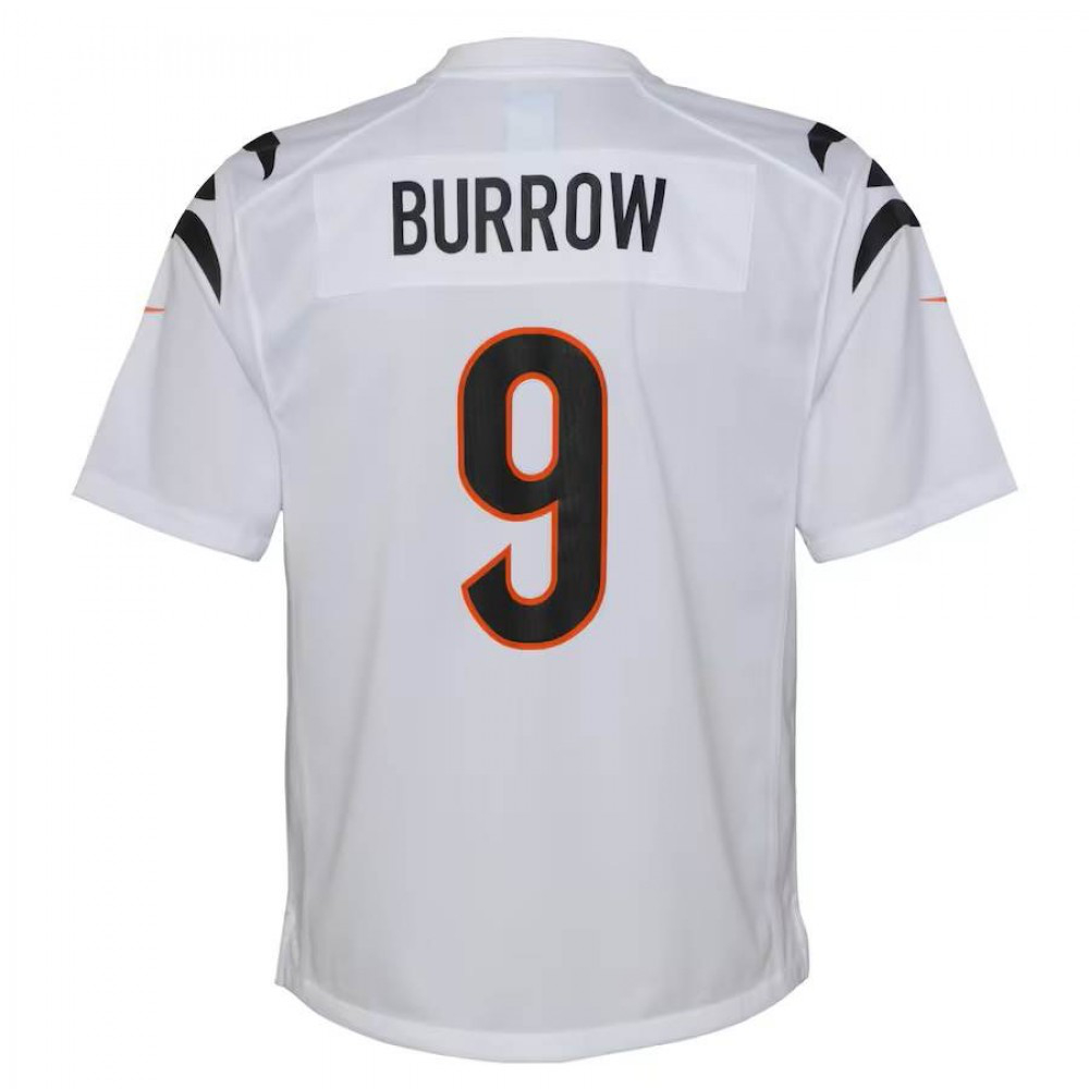 Joe Burrow Cincinnati Bengals Nike Youth Game Jersey - White-FF04   NFL 