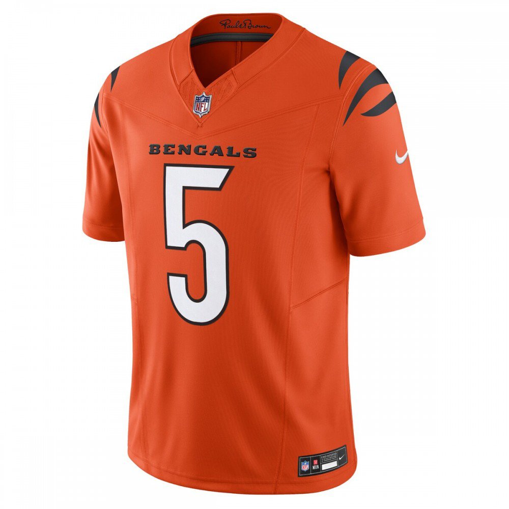 Tee Higgins Cincinnati Bengals Nike Vapor F.U.S.E. Limited Alternate 1 Jersey - Orange-FF04   NFL 