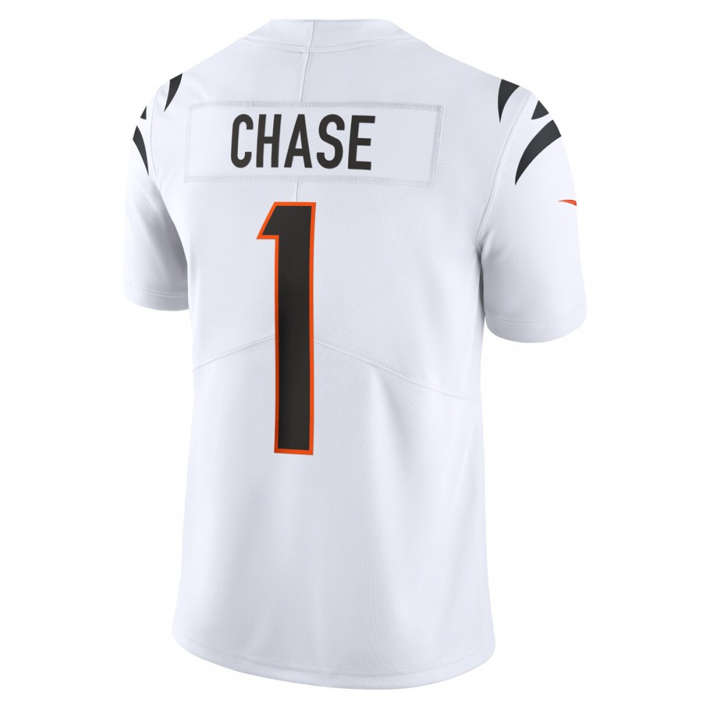 Ja'Marr Chase Cincinnati Bengals Nike Vapor Untouchable Limited Jersey - White-FF04   NFL 